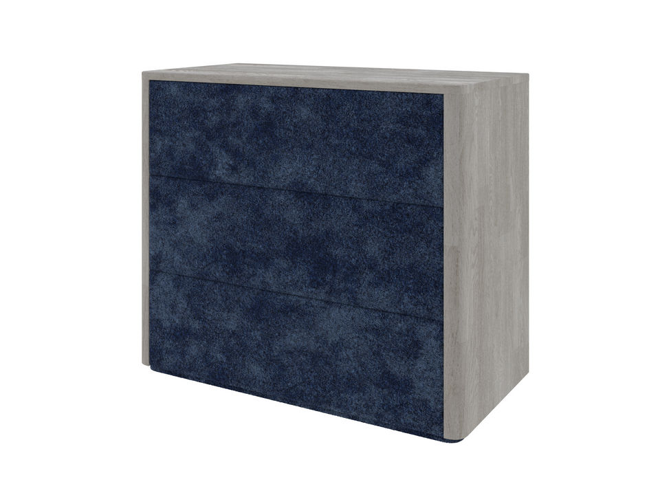 Комод Verda Bliss M ТканьМассив Масло-воск Беленый дубRialto Сапфир 79x90 104330₽